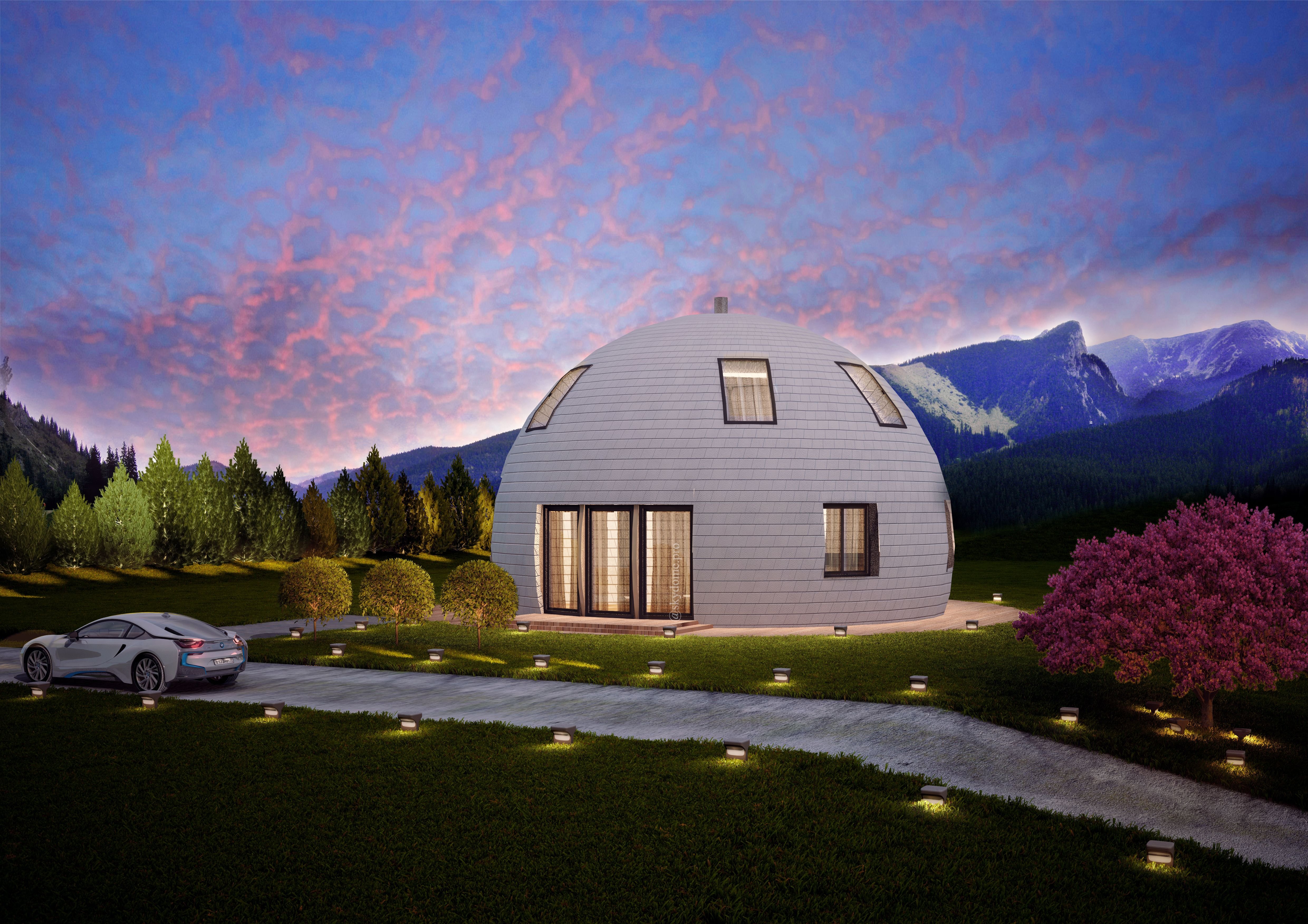 Дом в котором я хотел бы жить. Купольный дом Скайдом. Архитектура Норвегии экодома. Скайдом 10.5. Дом эко купольный ЭКОДОМ.