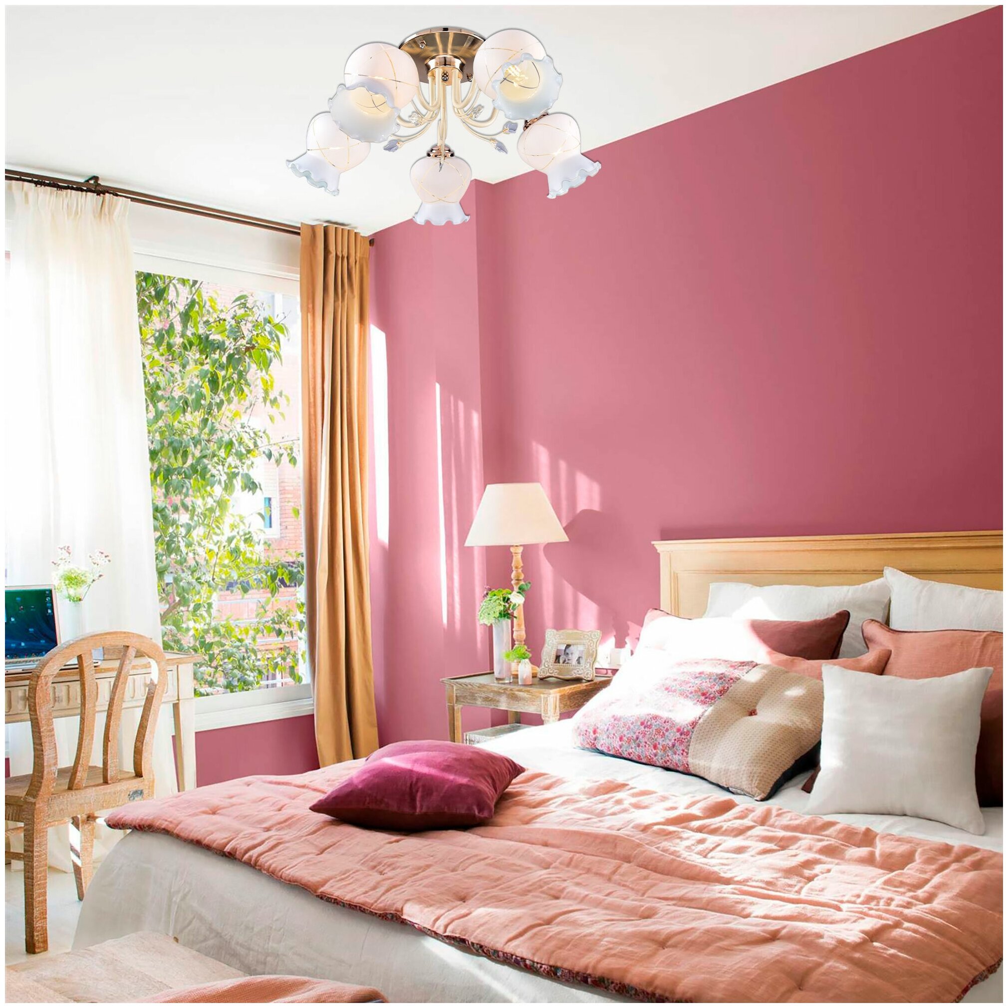 Бледно розово коричневый. Светильник рс20593 yg+FG/5c. Цветовые решения для спальни. Сочетание розового цвета в интерьере. Розовые стены в спальне.