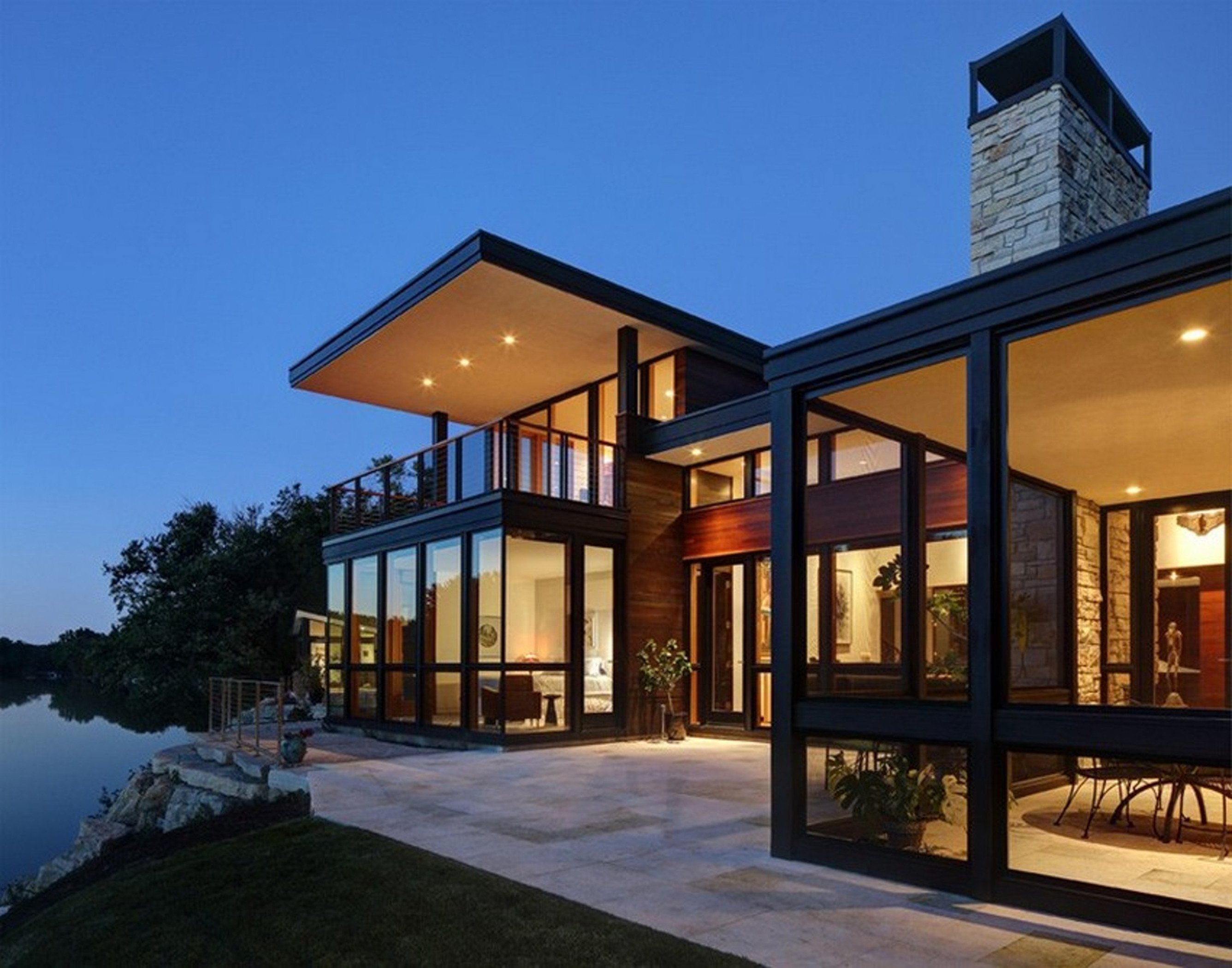 Modern us house. ЭКОДОМ штат Вашингтон (Пьюджет-саунд). Ривер Хаус панорамные окна. Honka проекты дом с остеклением. Дом с панорамными окнами.