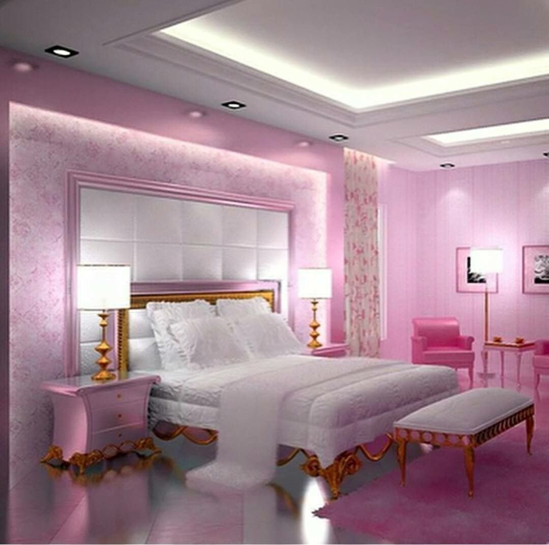 Спальня в розовых тонах. Розовая спальня. Спальня в розовом стиле. Розовые стены в спальне.