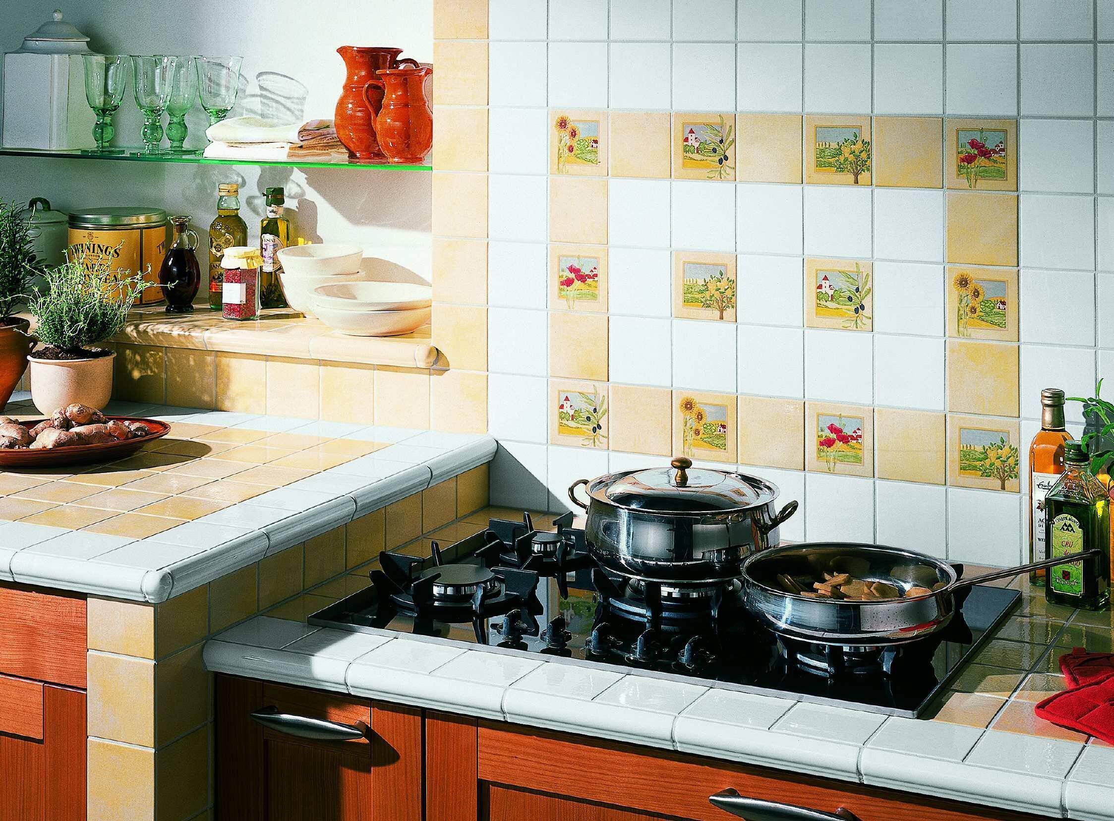 Отделка кухни плиткой. Плитка Jasba Finesse. Кафель для кухни. Керамическая плитка для кухни.