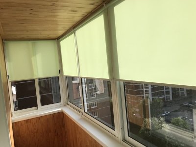 Занавески на балконные окна