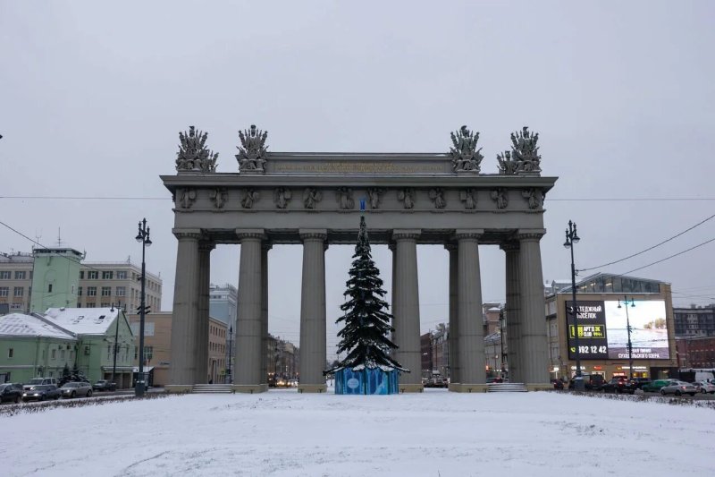 Триумфальная арка московские ворота в санкт-петербурге