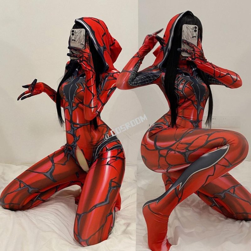 Костюм венома женский косплей
