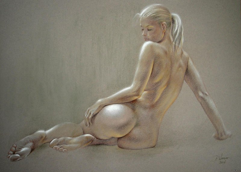 Рисунки обнаженных женщин