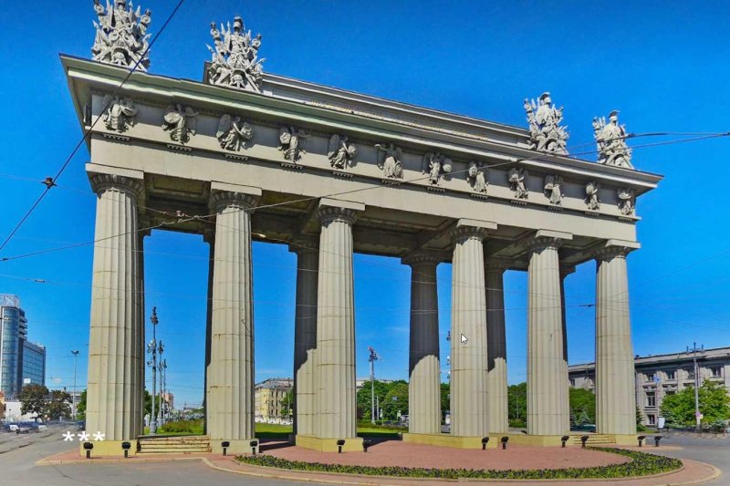 Московские триумфальные ворота в санкт петербурге
