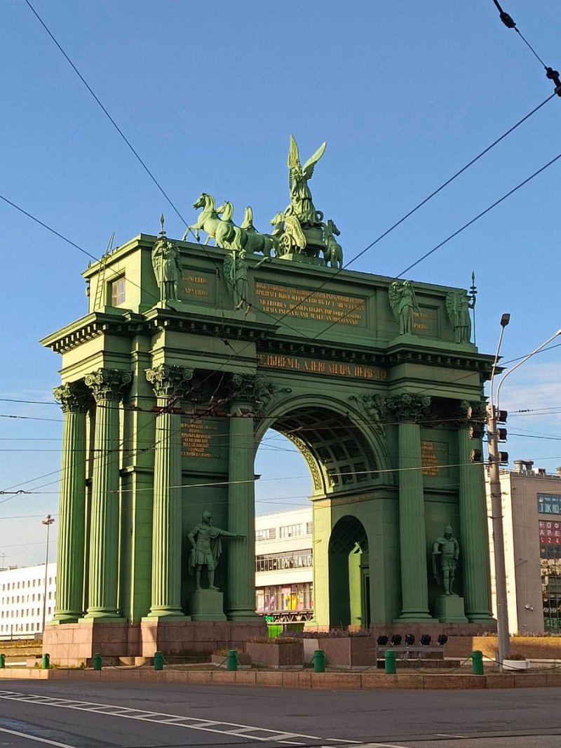 Нарвские триумфальные ворота санкт петербург