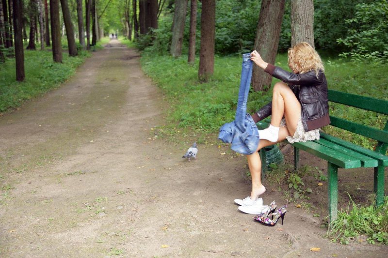 В лесу эротика
