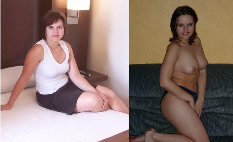 Одетые и сразу раздетые девушки