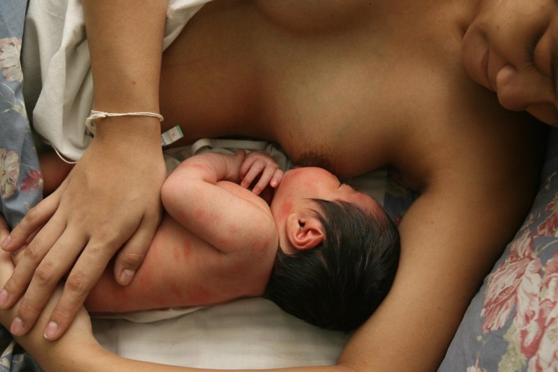Breastfeeding baby