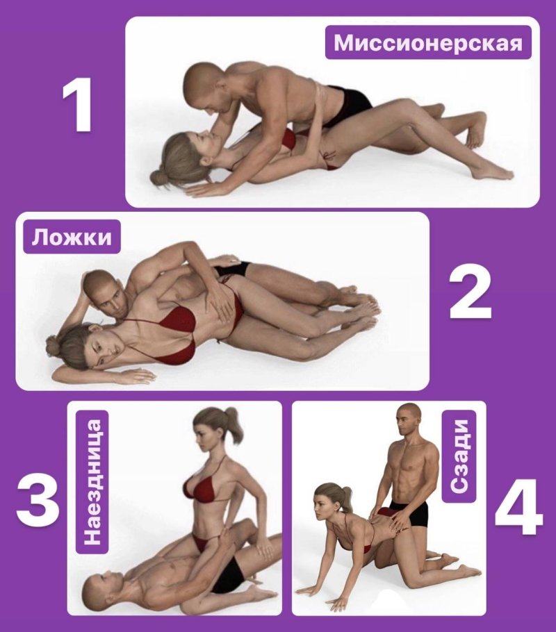 Какие позы для секса